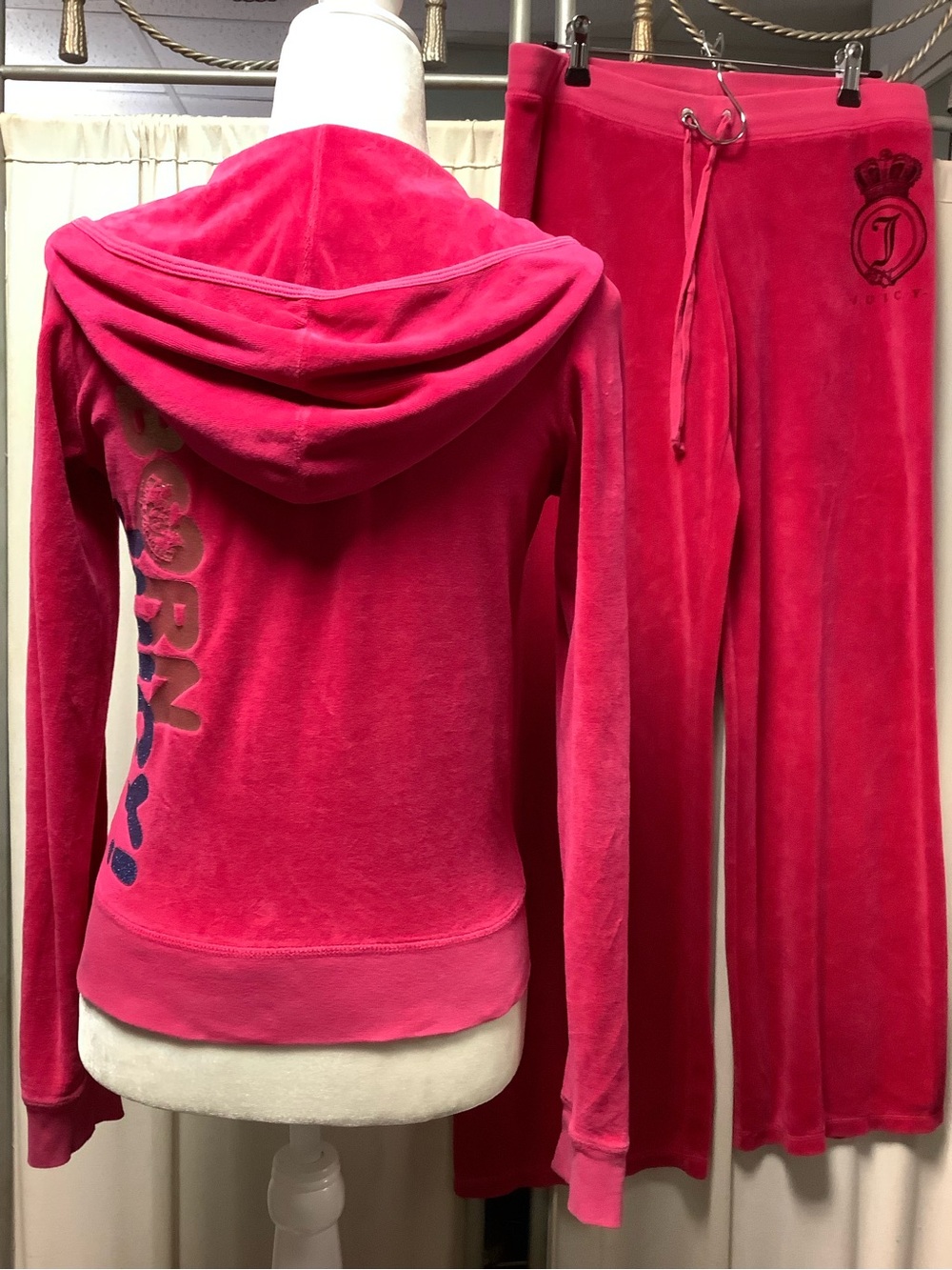 Juicy Couture Velour Hoodie S Pants M